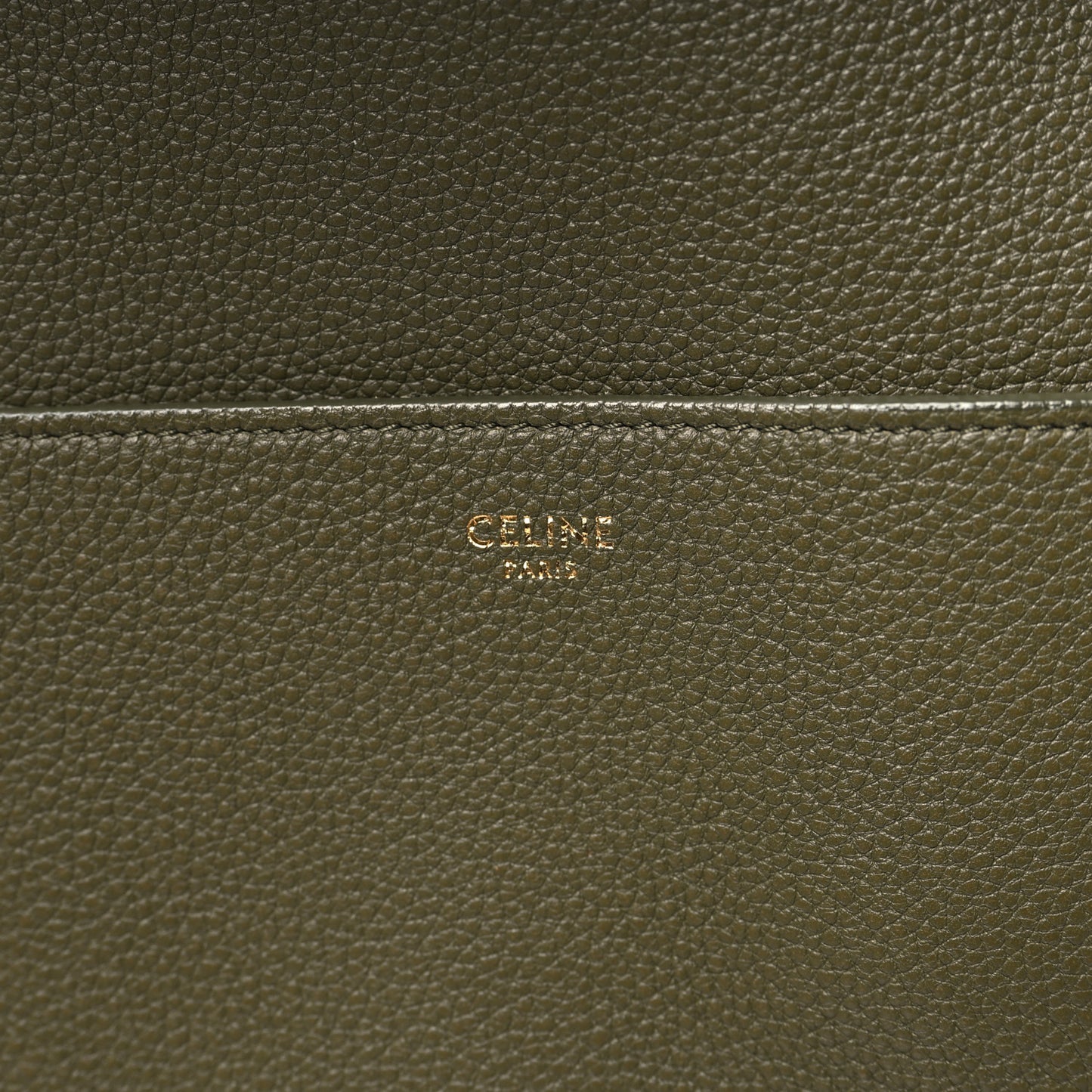 Soft Grained Calfskin Sangle Bucket Bag Light Khaki