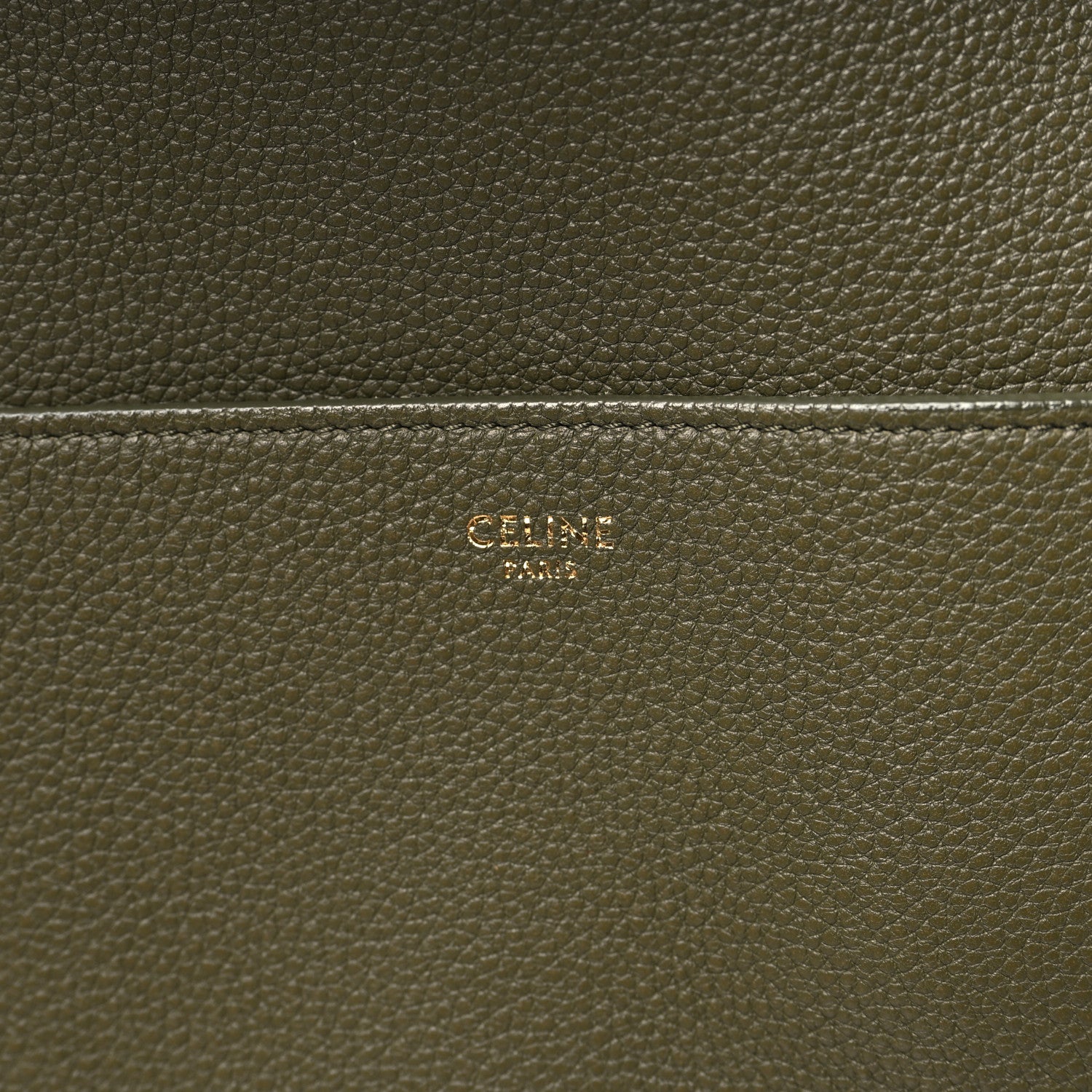 Celine Soft Grained Calfskin Sangle Bucket Bag Light Khaki 6 of 13