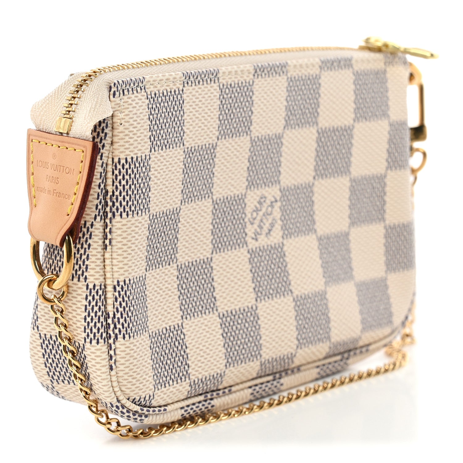 Louis Vuitton Damier Azur Mini Pochette Accessories 3 of 9