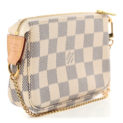 Louis Vuitton Damier Azur Mini Pochette Accessories 3 of 9