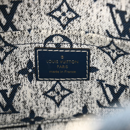 Louis Vuitton Monogram Jacquard Denim Square Bag Bleu 6 of 10
