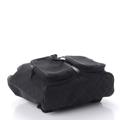 Gucci GG Monogram Single Buckle Backpack Black 3 of 9