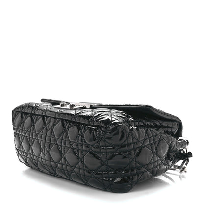 Christian Dior Patent Cannage New Lock Flap Black 10 of 12