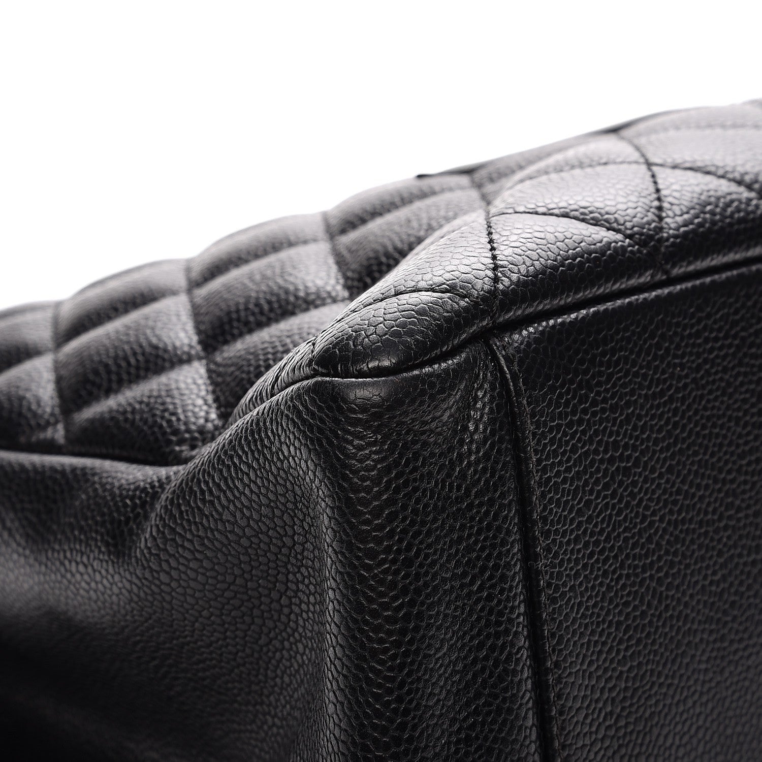 Chanel Caviar Quilted Grand Shopping Tote GST Black 10 of 13