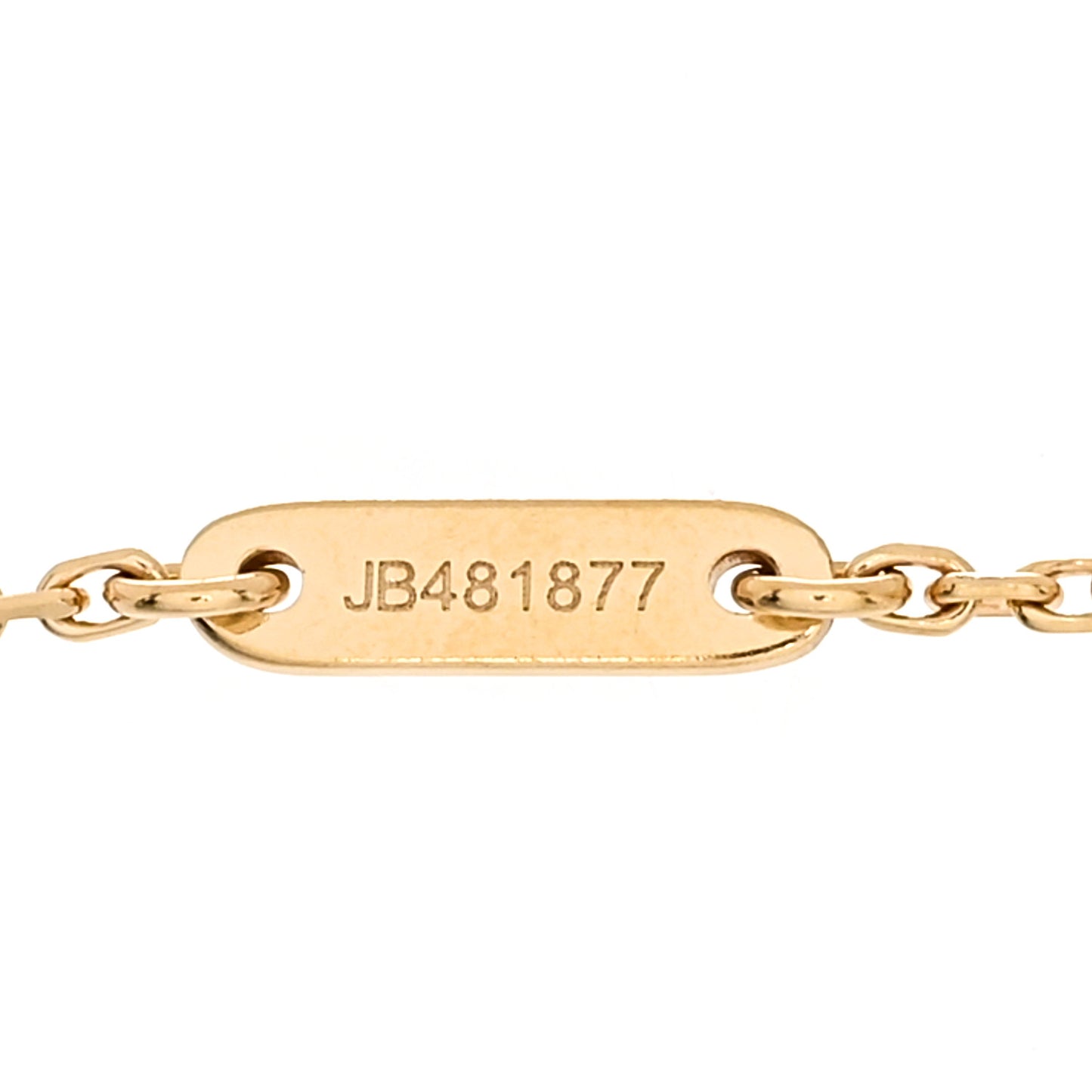 18K Yellow Gold Mother of Pearl Sweet Alhambra Bracelet