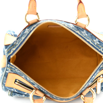 Louis Vuitton Monogram Denim Neo Speedy Blue 5 of 12