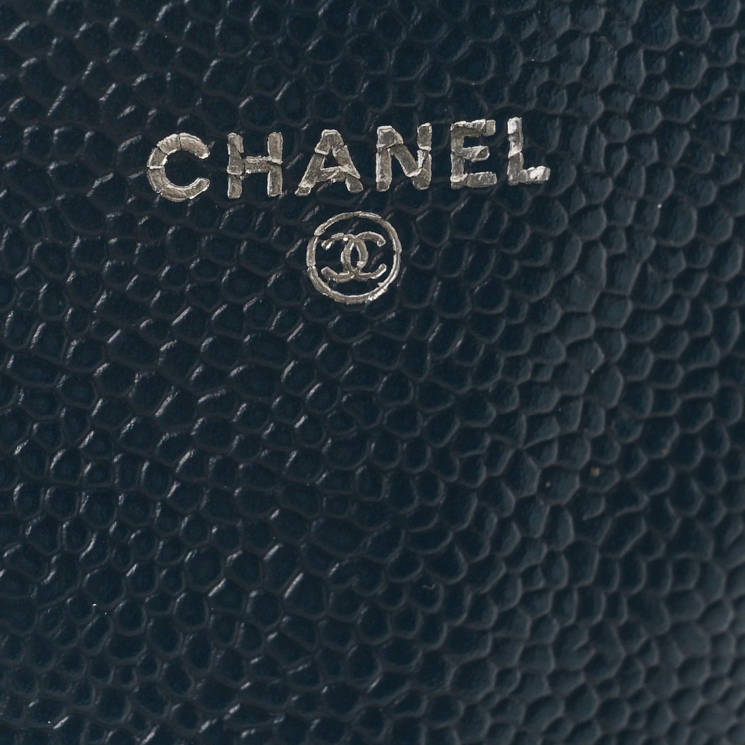 Chanel Caviar Half Moon Wallet On Chain WOC Navy 6 of 10