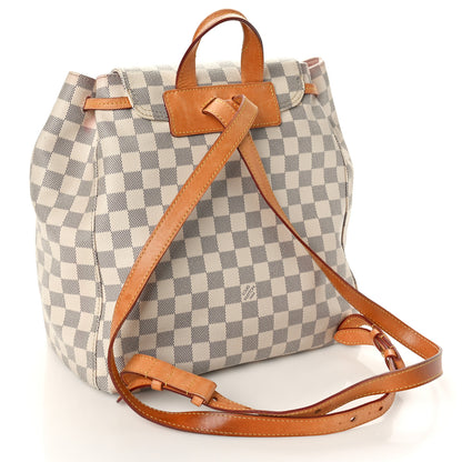 Louis Vuitton Damier Azur Sperone Backpack 2 of 15