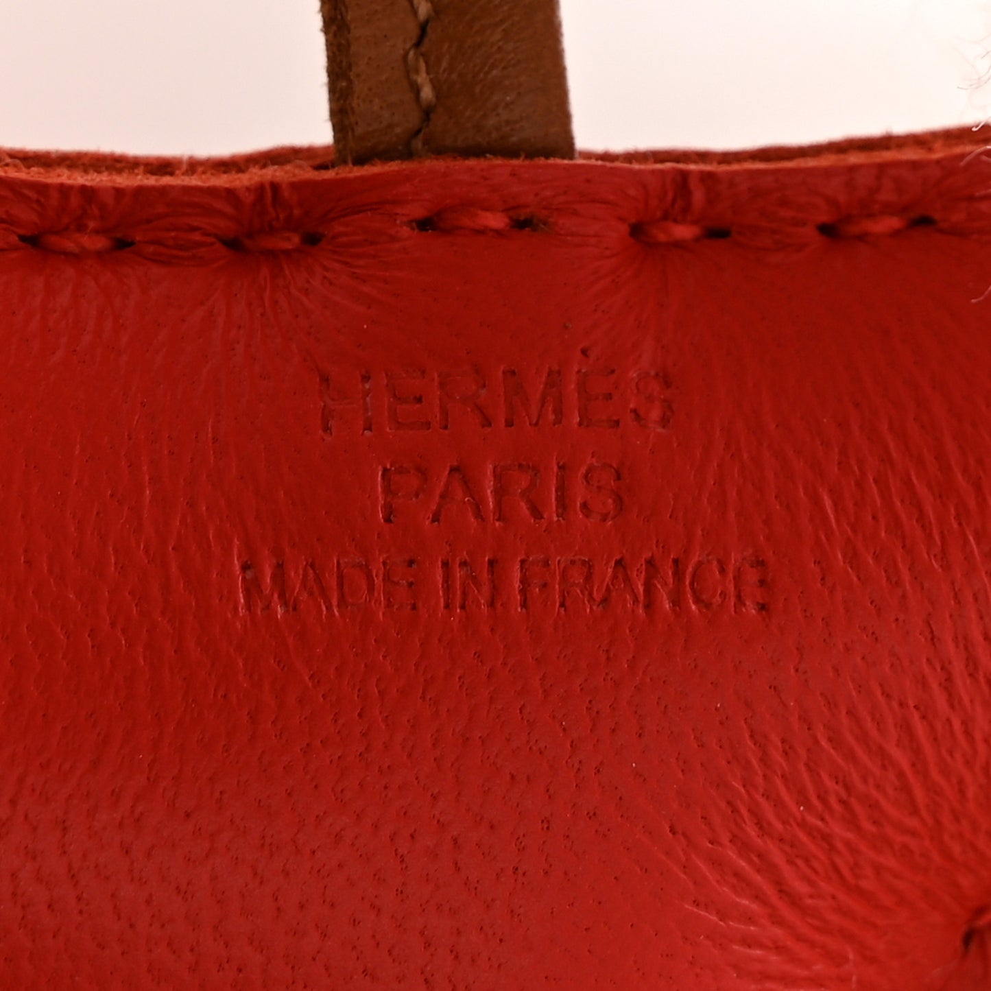 Milo Lambskin Shearling Budy Charm Capucine Ecru Gold