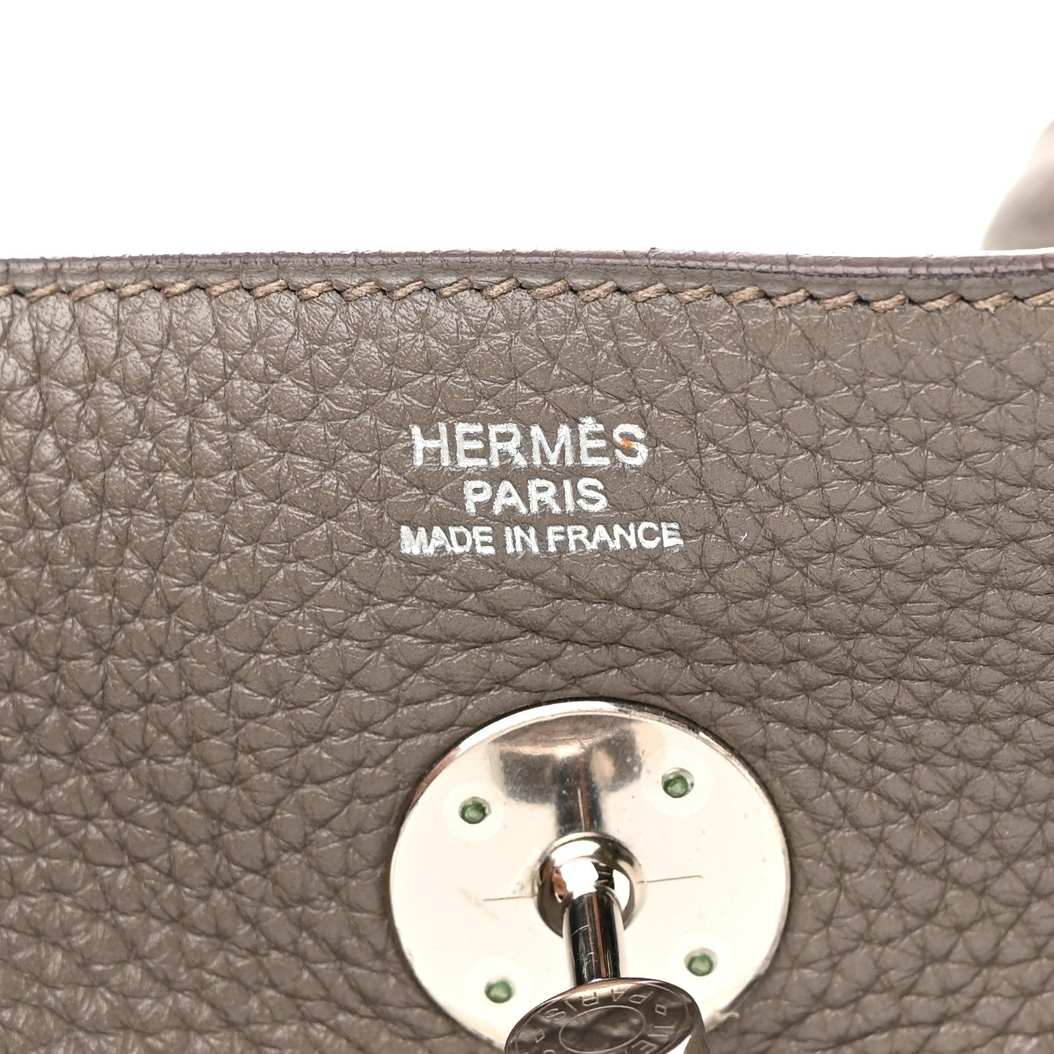 Hermes Taurillon Clemence Lindy 30 Etain 6 of 11