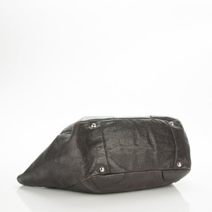 Prada Cervo Lux Chain Shoulder Bag Ebano 4 of 11