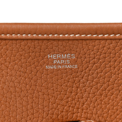 Hermes Taurillon Clemence Evelyne III GM Gold 5 of 10
