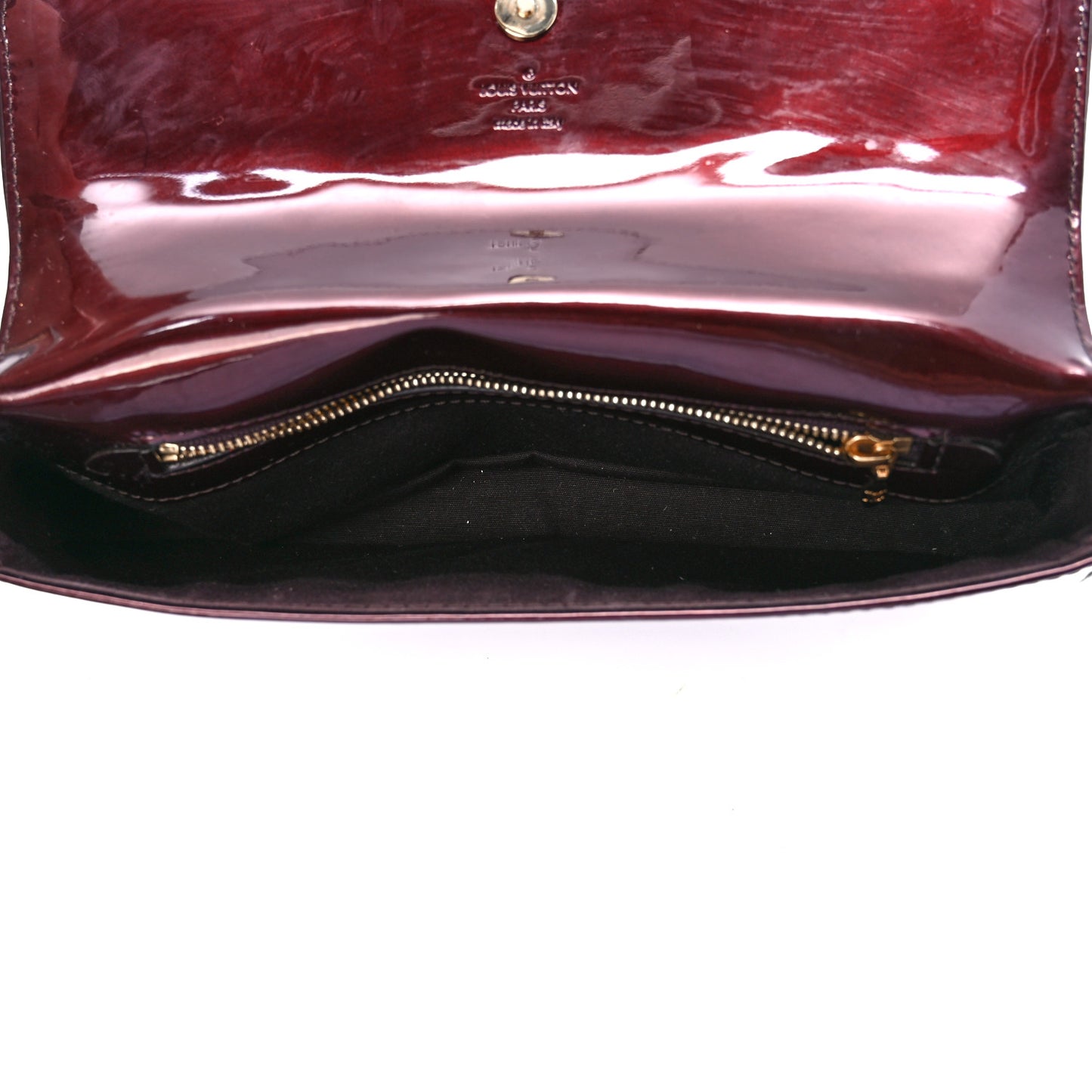 Patent Sobe Clutch Rouge Fauviste