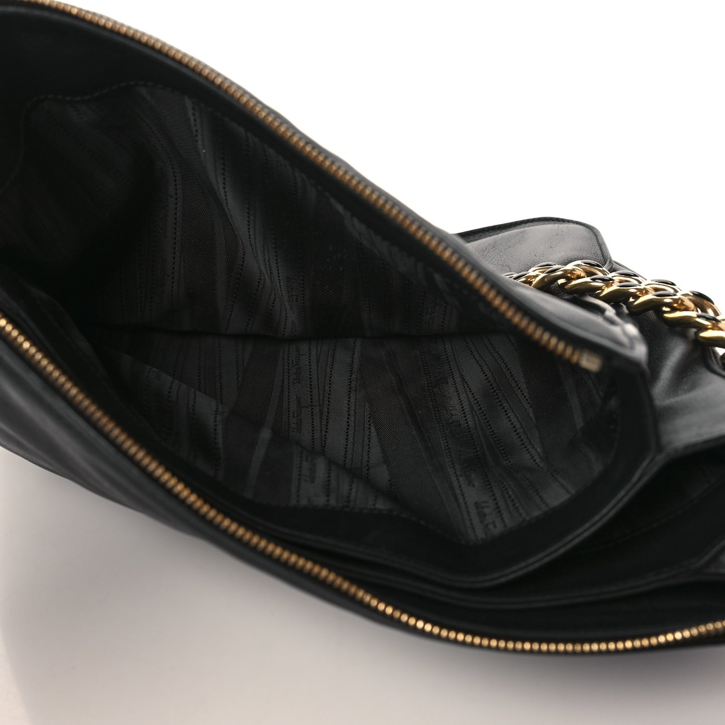 Calfskin Evette Hobo Black
