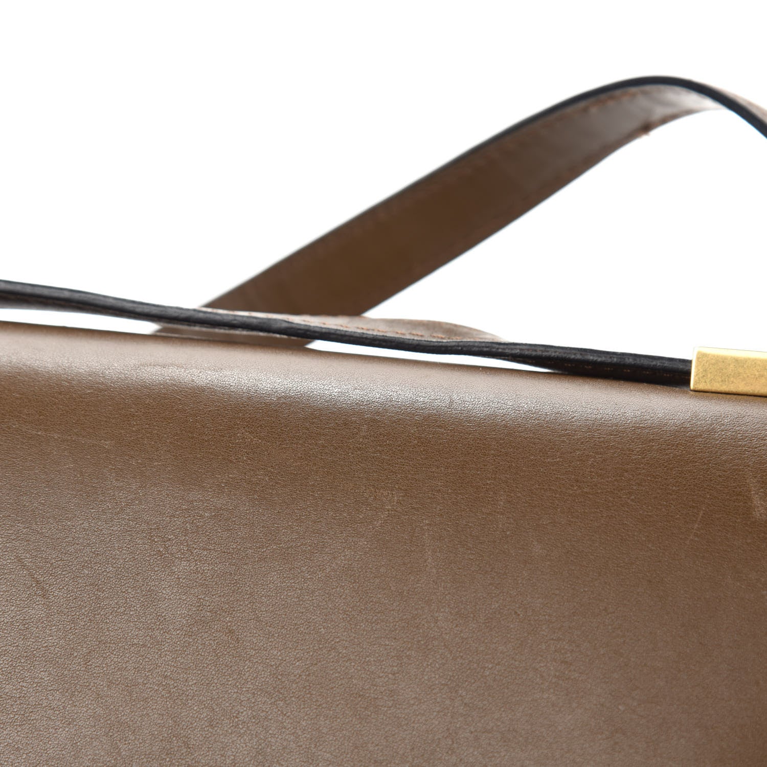 Celine Calfskin Bi-Color Small Case Flap Black Camel 8 of 15