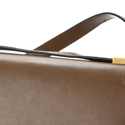 Celine Calfskin Bi-Color Small Case Flap Black Camel 8 of 15