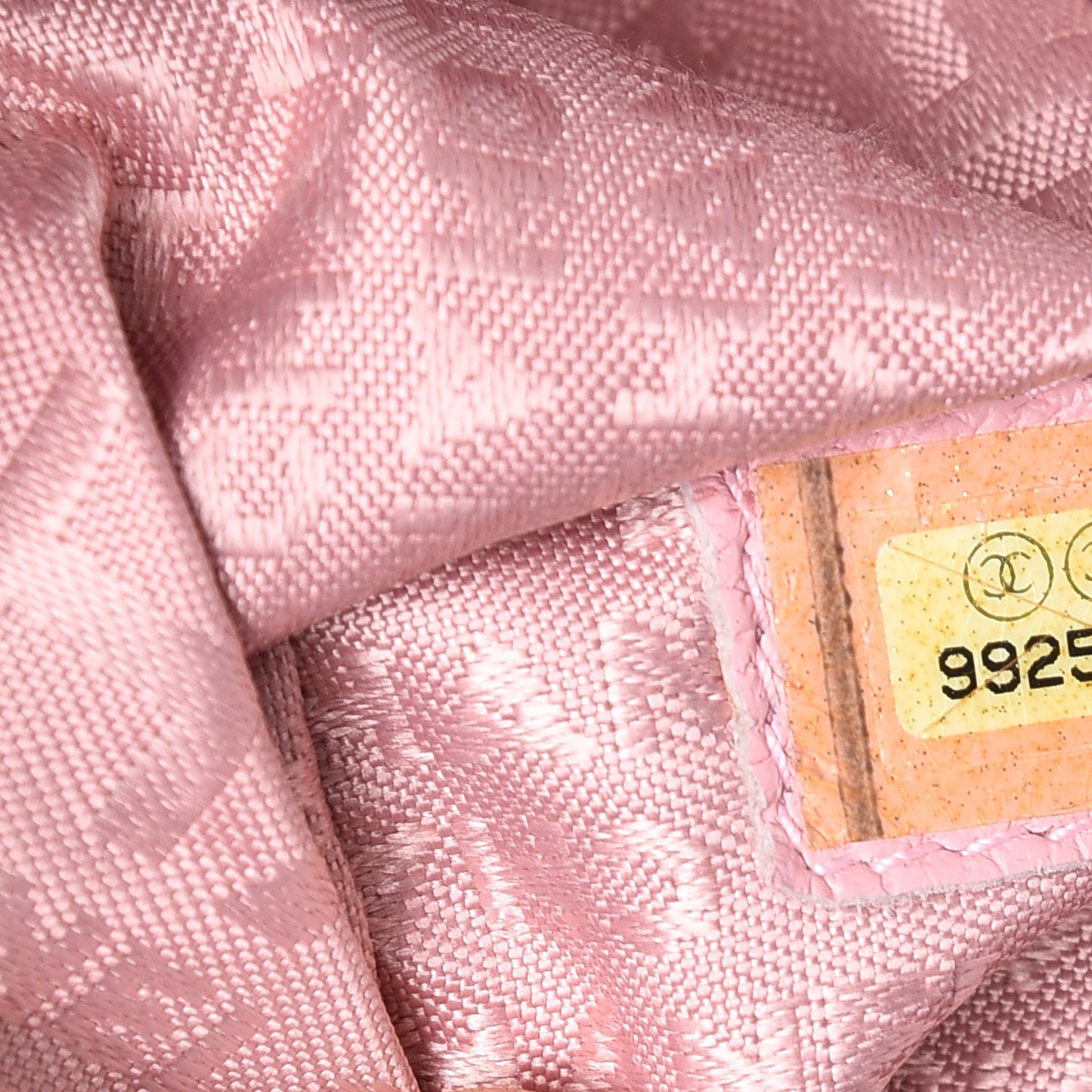 Caviar Square Stitched Bowler Pink
