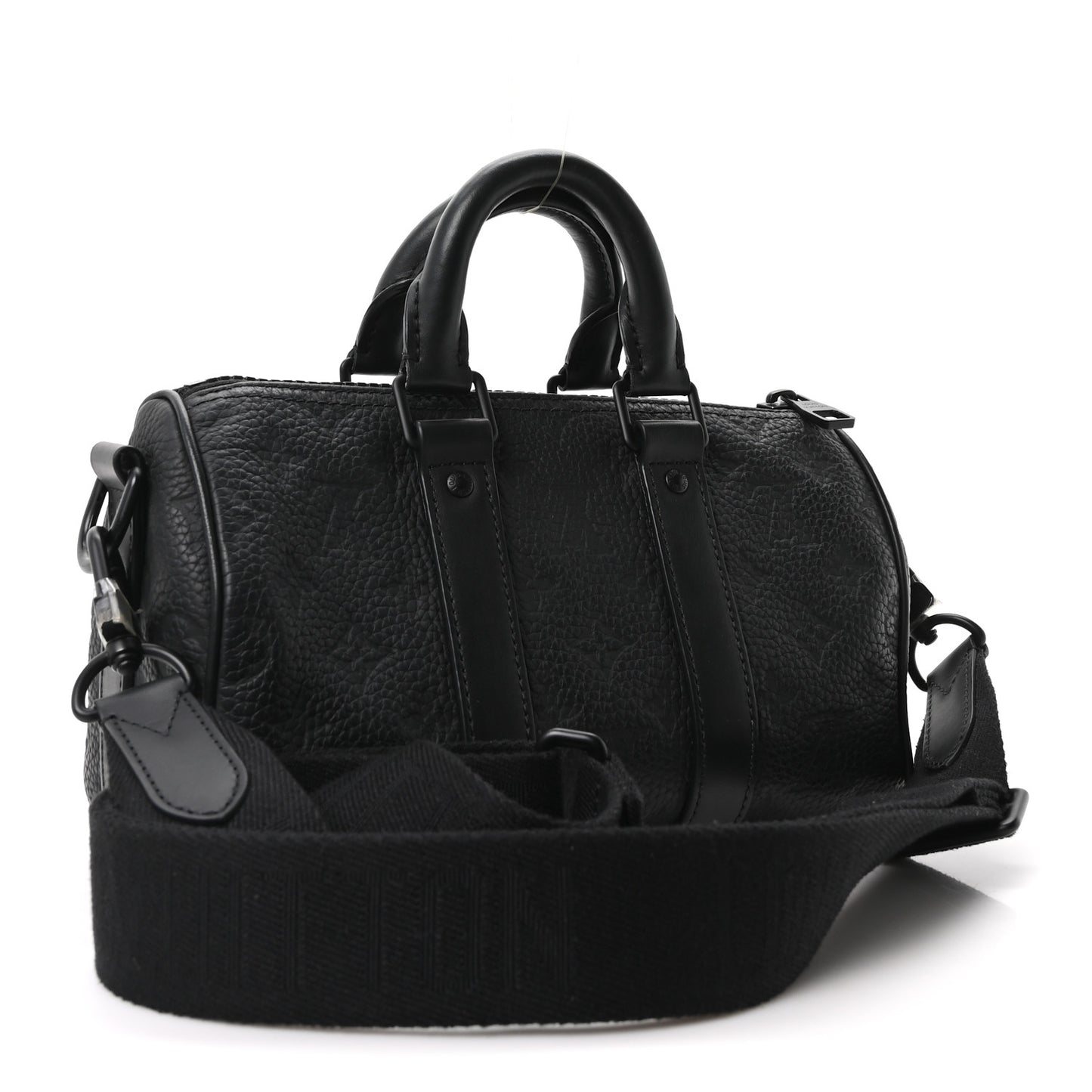 Monogram Taurillon Keepall Bandouliere 25 Black