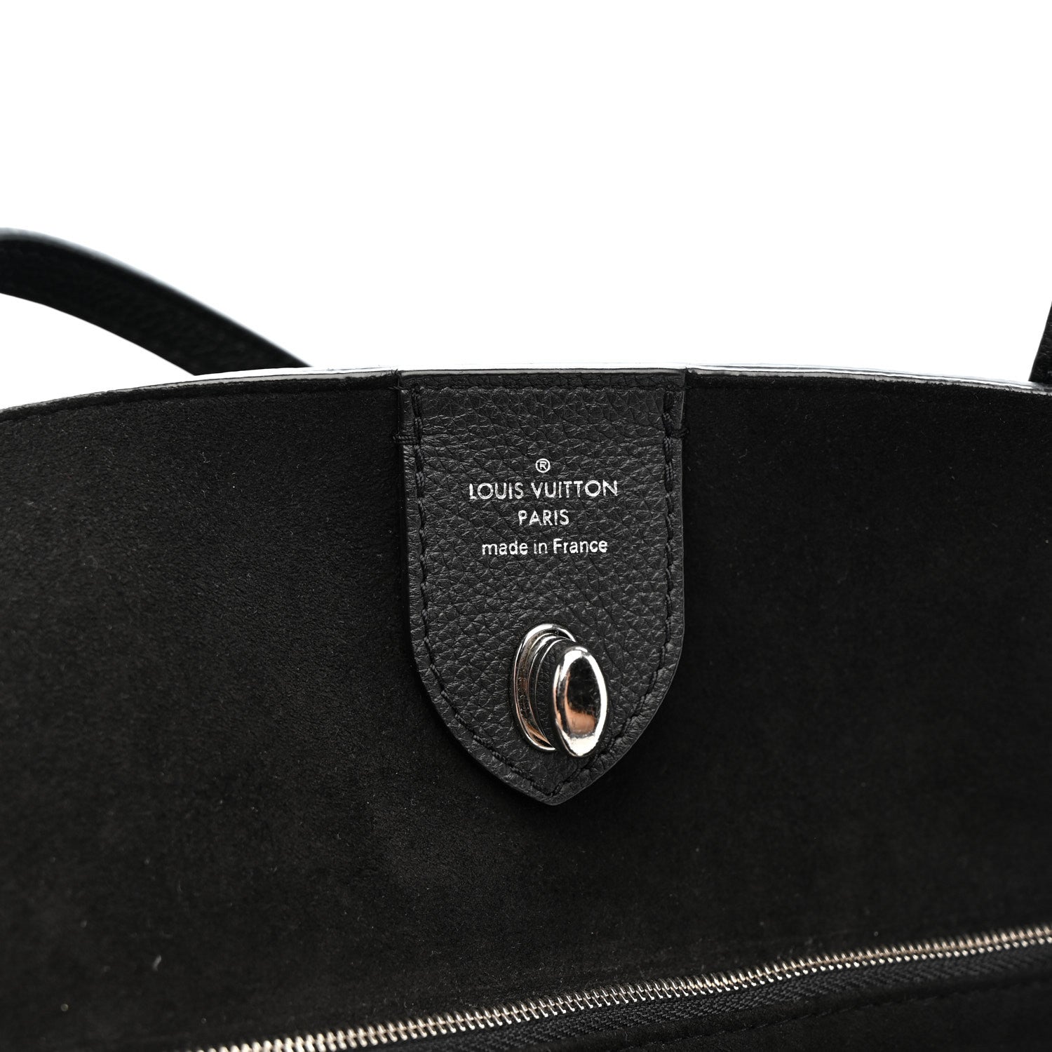 Louis Vuitton Calfskin Lockme Go Tote Black 6 of 9