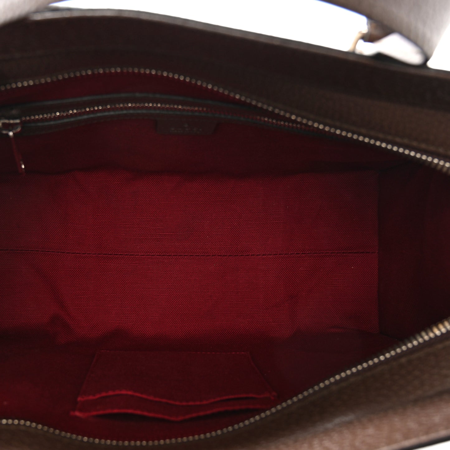 GG Supreme Monogram Textured Dollar Calfskin Small Detail Tote Beige Ebony New Acero