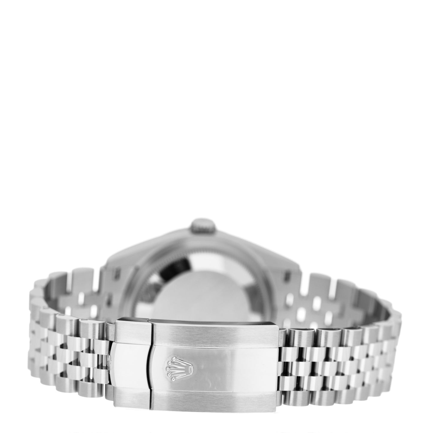 Stainless Steel 36mm Oyster Perpetual Datejust Watch Olive Green Palm 126200