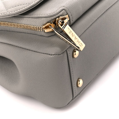 Chanel Caviar Quilted Medium Business Affinity Flap Grey 10 of 11