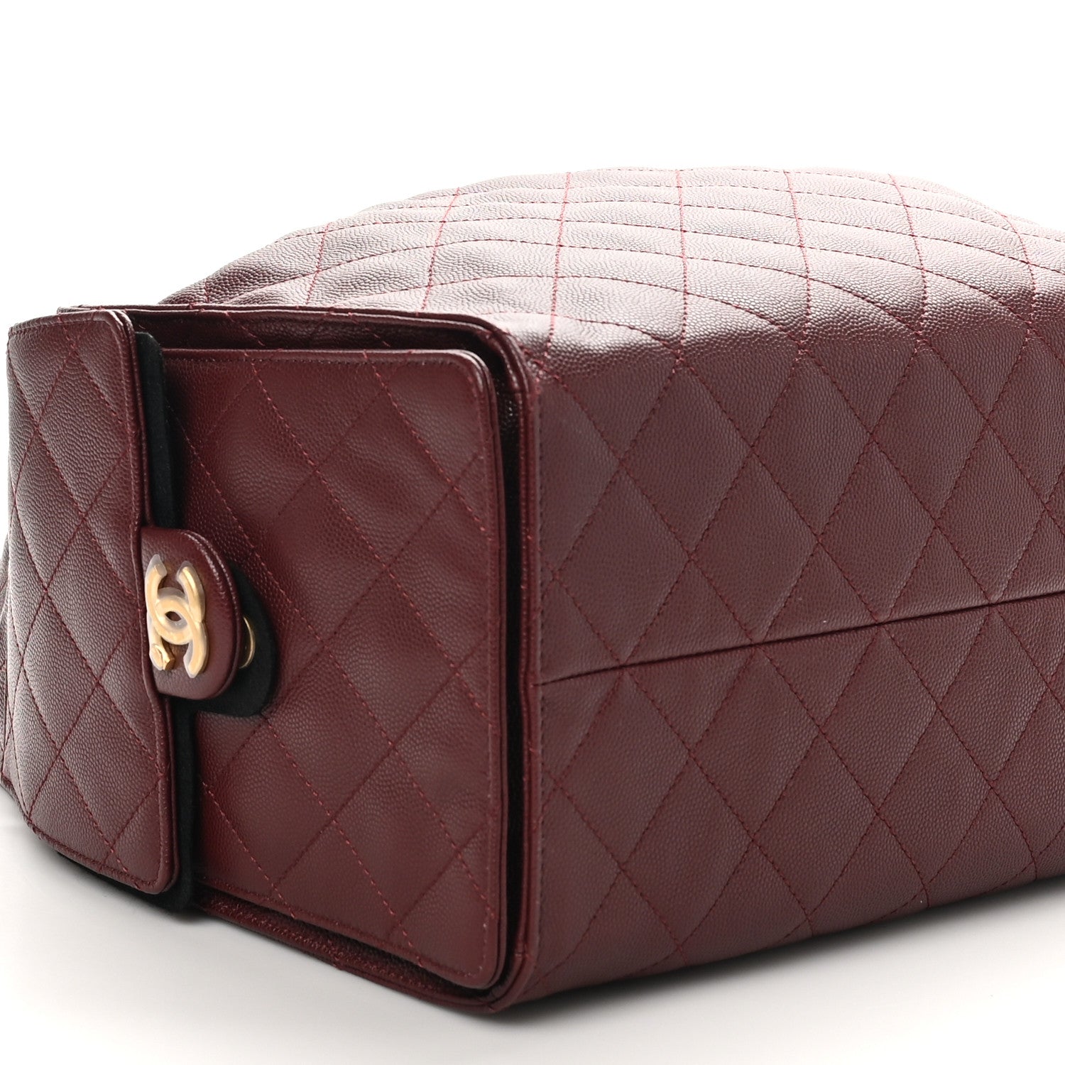 Chanel Caviar Quilted Medium Chanel 25 Handbag Burgundy 10 of 11