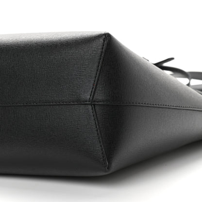 Mansur Gavriel Saffiano Mini Bucket Bag Black Flamma 10 of 10