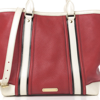 Burberry Grainy Calfskin Tote Red 17 of 17