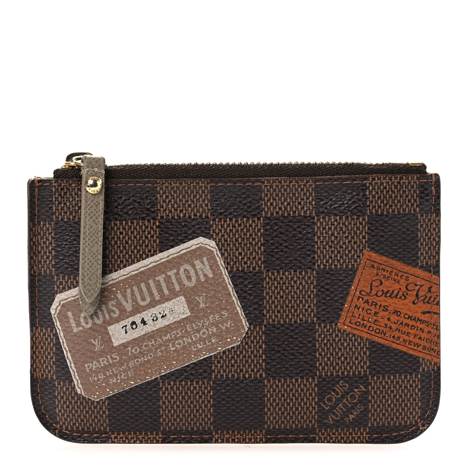 Louis Vuitton Damier Ebene Trunks and Bags Key Pouch 1 of 7