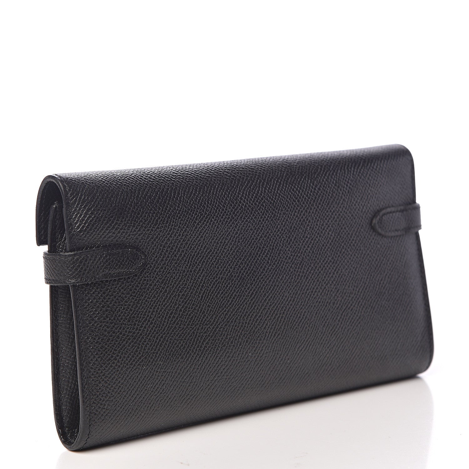 Hermes Epsom Kelly Longue Wallet Black 3 of 7