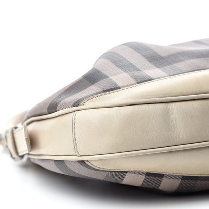 Burberry Smoked Check Brooklyn Hobo Trench 6 of 11