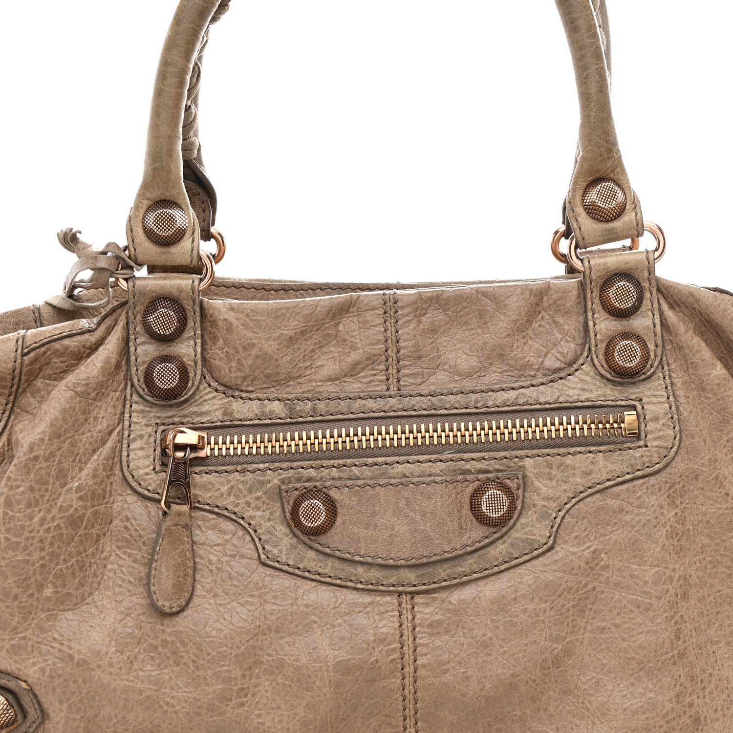 Balenciaga Agneau Giant 12 Rose Gold Hardware Work Gris Poivre 9 of 14