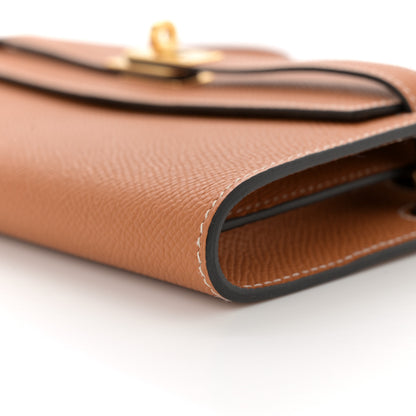 Hermes Epsom Kelly Wallet To Go Toffee 9 of 10