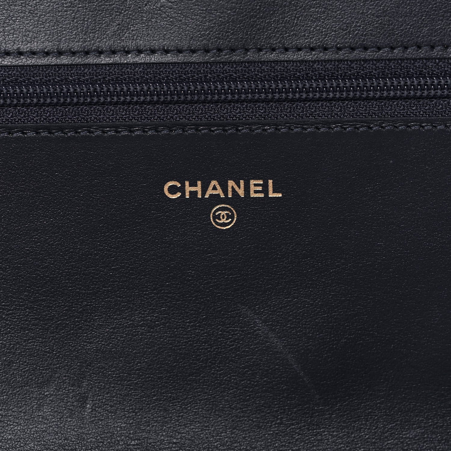 Chanel Caviar Quilted Boy Wallet On Chain WOC Navy 6 of 9