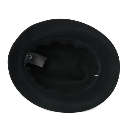 Chanel Felt Fedora Hat M Black 4 of 5