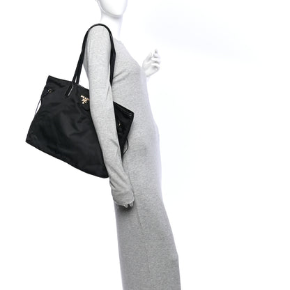 Prada Tessuto Nylon Tote Black 2 of 14