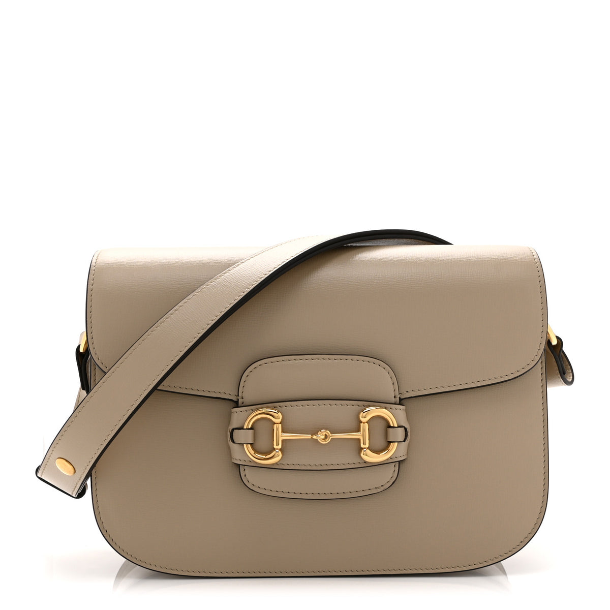 Gucci Azalea Calfskin Horsebit 1955 Shoulder Bag  Oatmeal 1 of 11