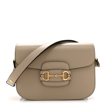 Gucci Azalea Calfskin Horsebit 1955 Shoulder Bag  Oatmeal 1 of 11