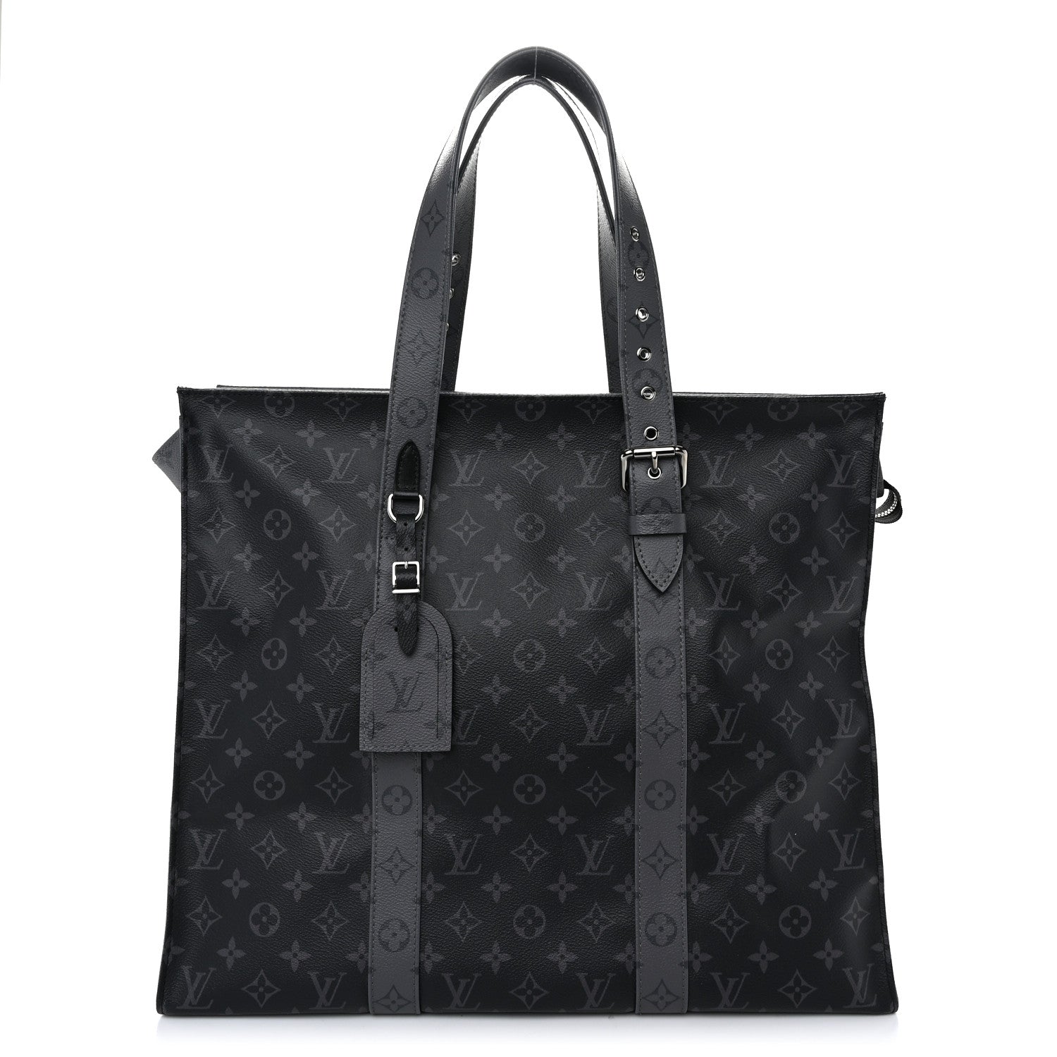 Louis Vuitton Monogram Eclipse Cabas Zippe GM Black 1 of 9