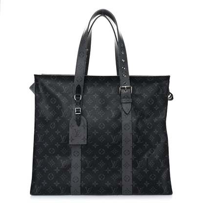 Louis Vuitton Monogram Eclipse Cabas Zippe GM Black 1 of 9