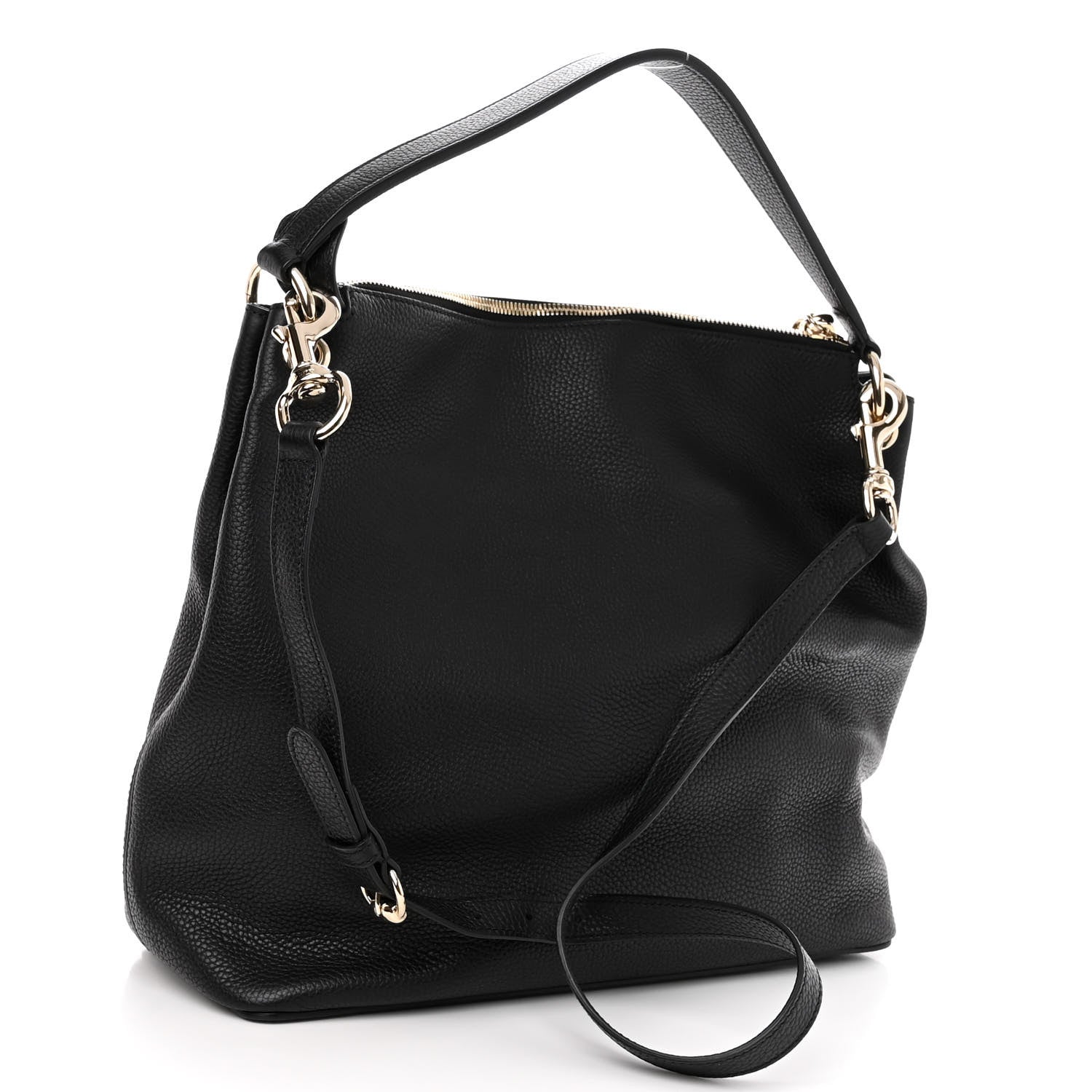 Gucci Pebbled Calfskin Large Soho Hobo Black 3 of 9