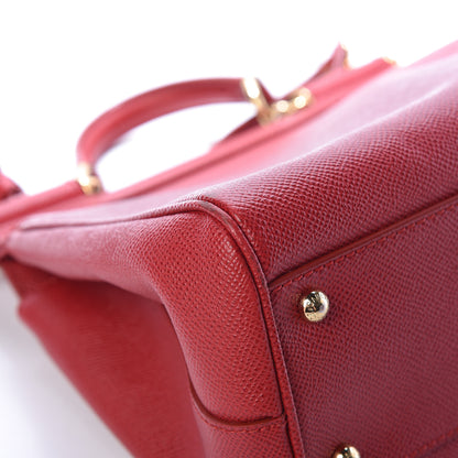 Dolce & Gabbana Dauphine Medium Miss Sicily Satchel Dark Red 18 of 20