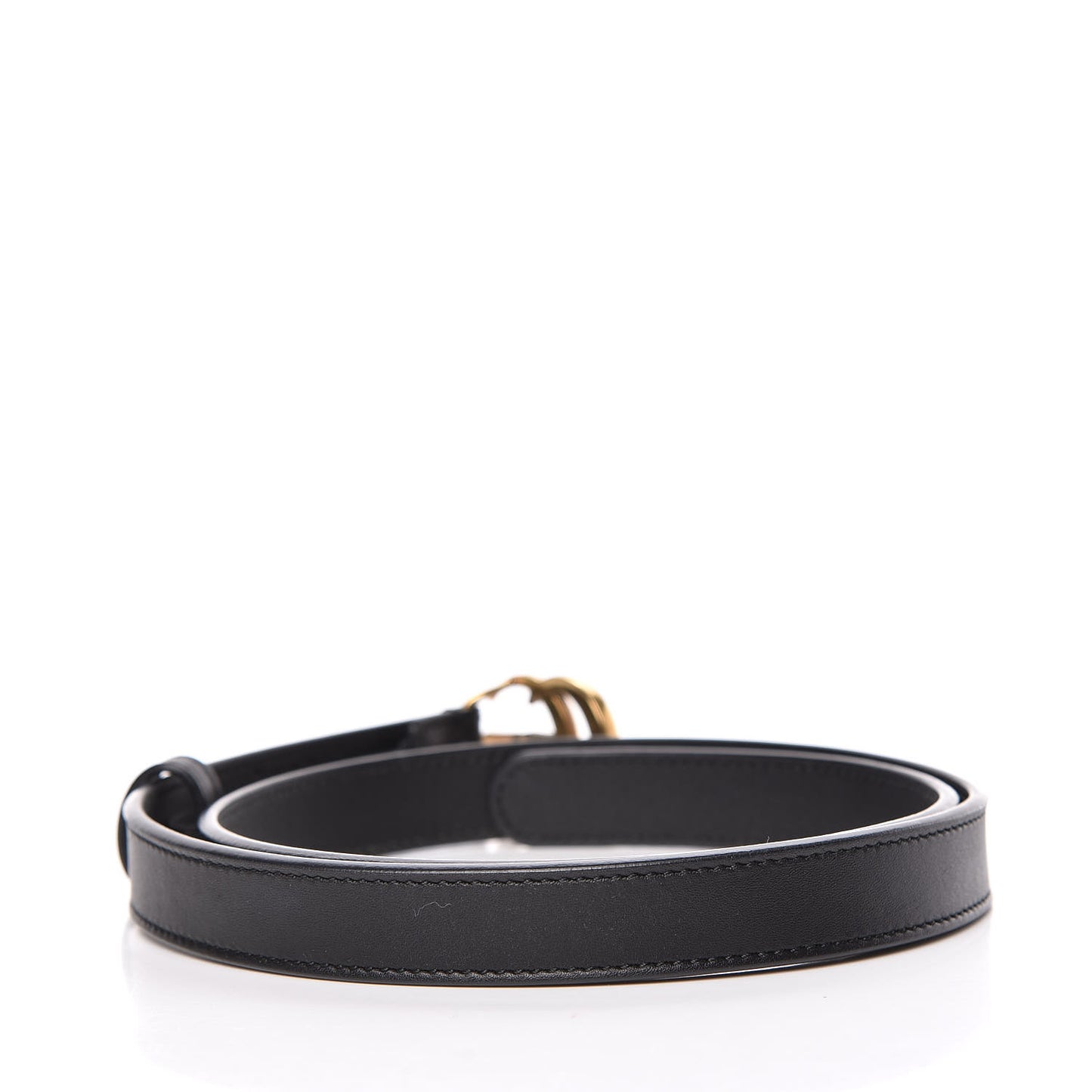Calfskin Double G 20mm Belt 75 30 Black