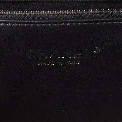 Chanel Tweed Calfskin Quilted Medium CC Filigree Flap Red Black 8 of 10