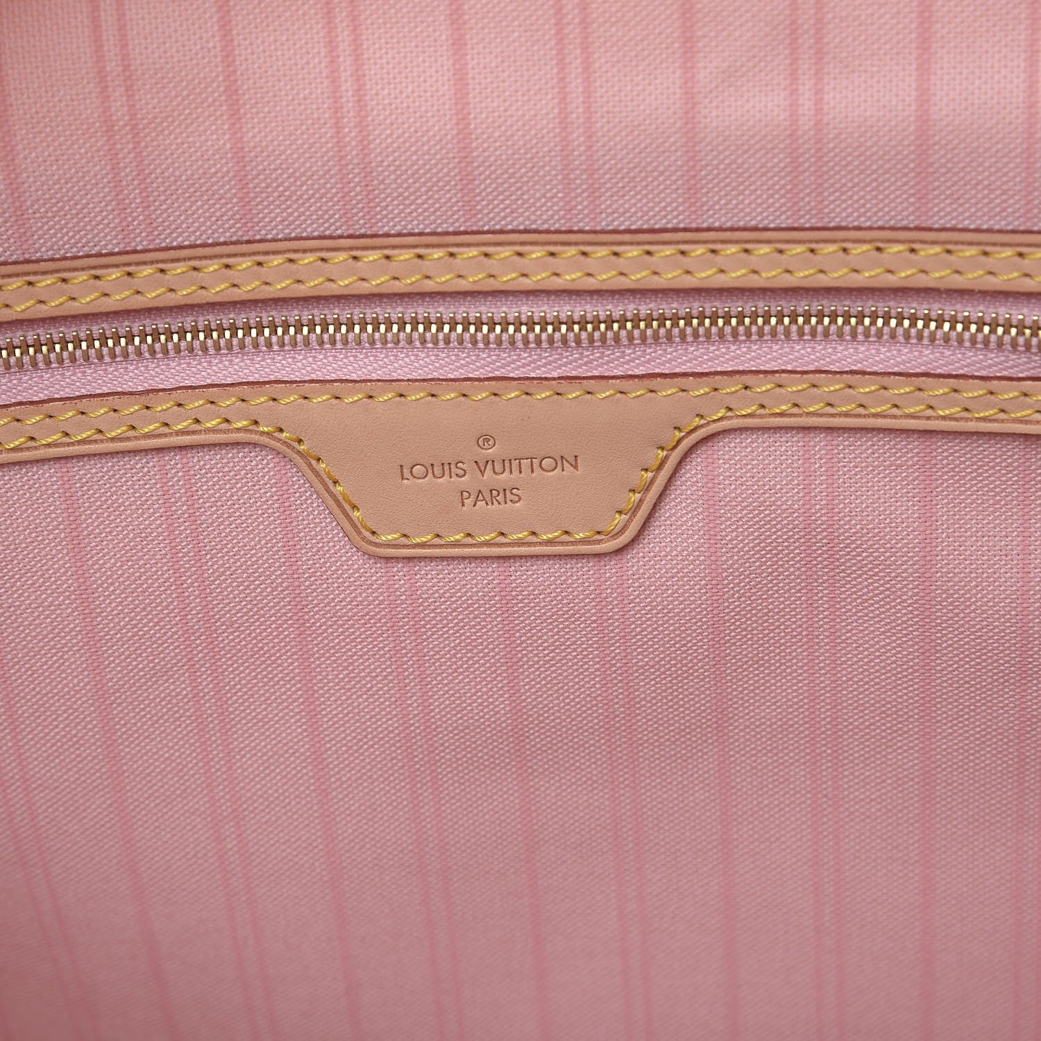 Louis Vuitton Damier Azur Delightful MM Rose Ballerine 7 of 9