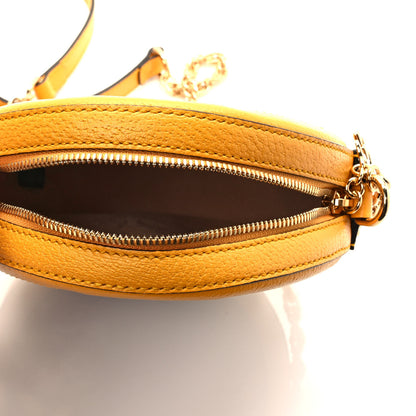 Gucci GG Supreme Monogram Flora Web Mini Ophidia Round Shoulder Bag Beige Multicolor Crop 5 of 9
