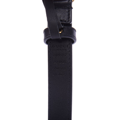 Gucci Calfskin Double G 20mm Belt 70 28 Black 6 of 8