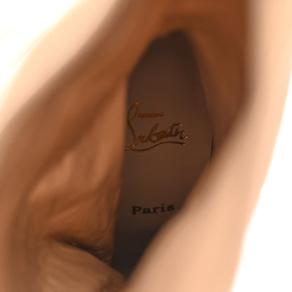 Christian Louboutin Veau Velours Piros 120 Boot 38 Naturale 7 of 11