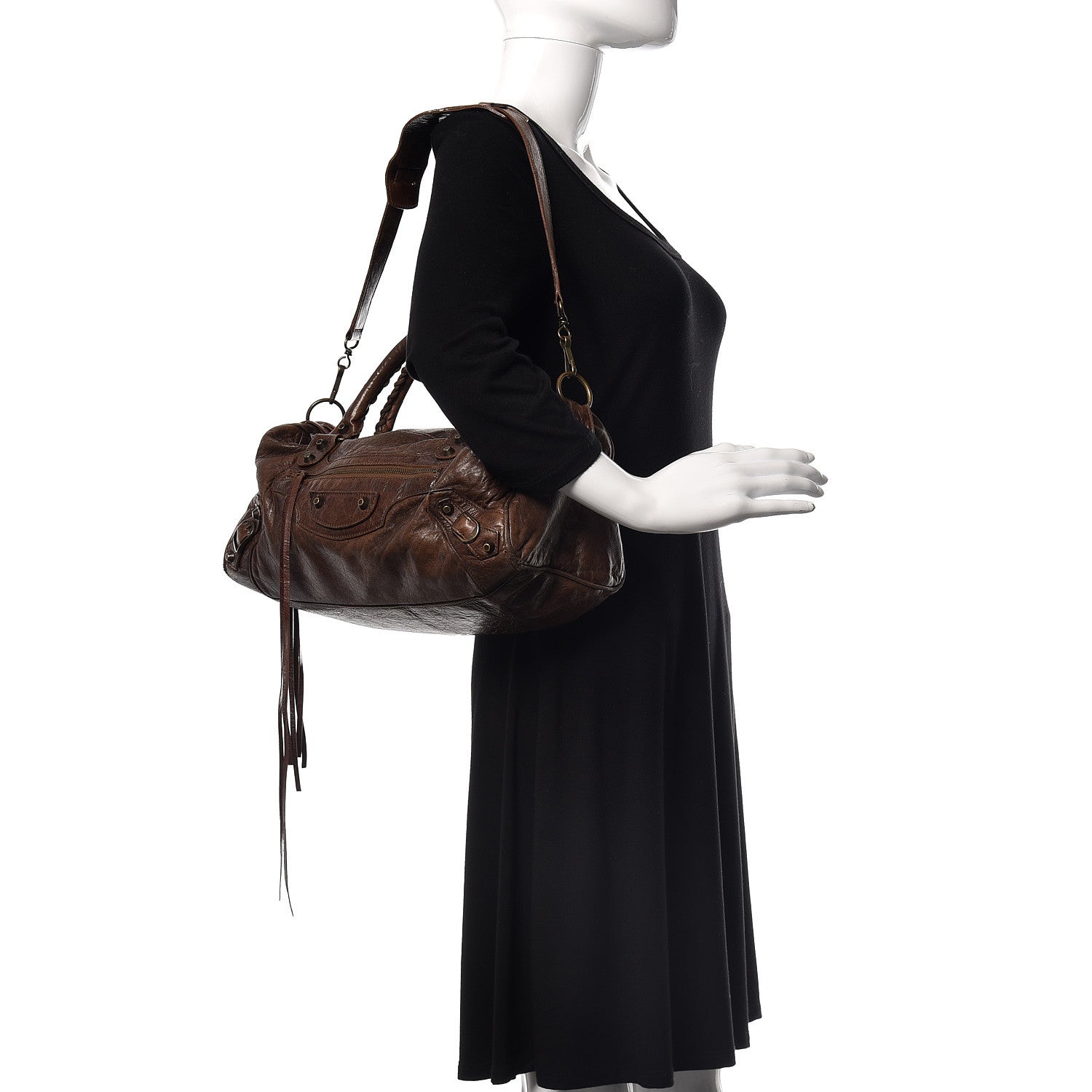 Balenciaga Chevre Classic Hardware Twiggy Cafe 3 of 22